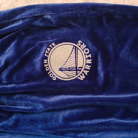 NWOT Golden State Warriors Velour - Picture 4 of 5